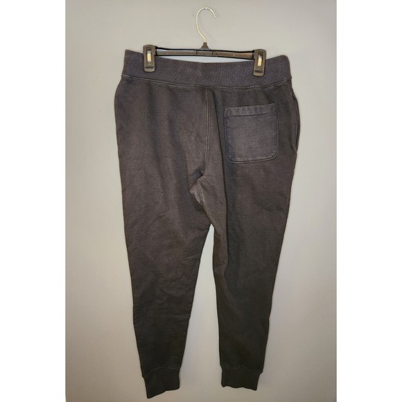 Champion Sweatpants Men's M Black Reverse Weave Jogger Colorful Logo Athleisure - Picture 2 of 6